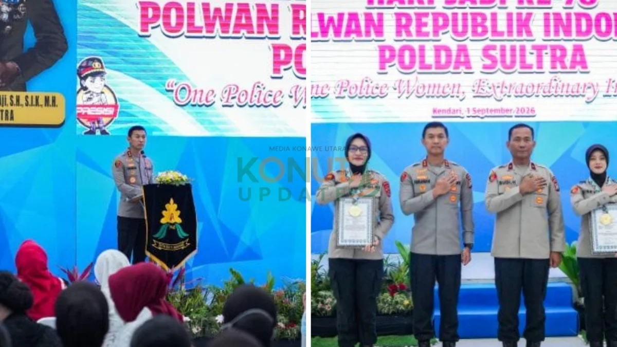 One Police Woman, Extraordinary Impact, Polda Sultra Rayakan HUT ke-78 Polwan