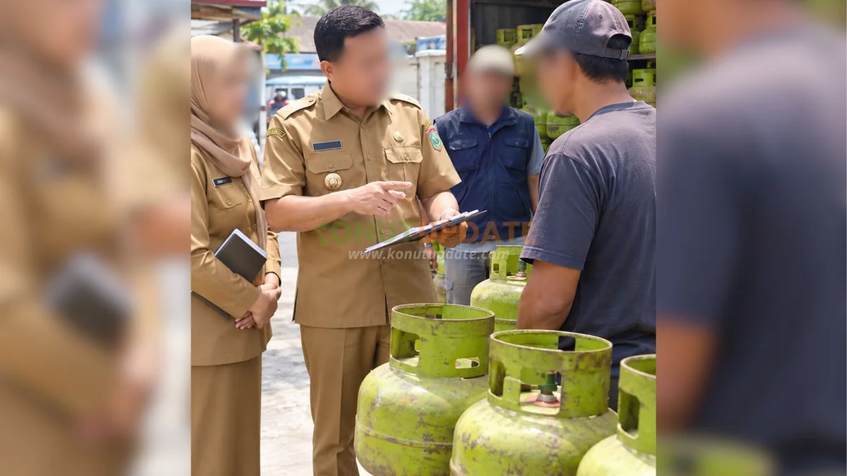 Disperindag Konut Ancam Tutup Pangkalan LPG 3 Kg yang Jual di Atas HET dan Langgar Aturan Distribusi
