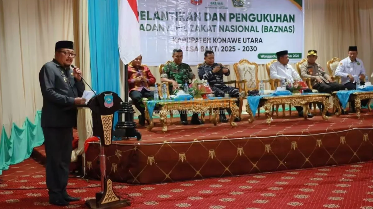 Pengurus BAZNAS Konut Dikukuhkan, Pemda Dorong Zakat Jadi Penggerak Kesejahteraan