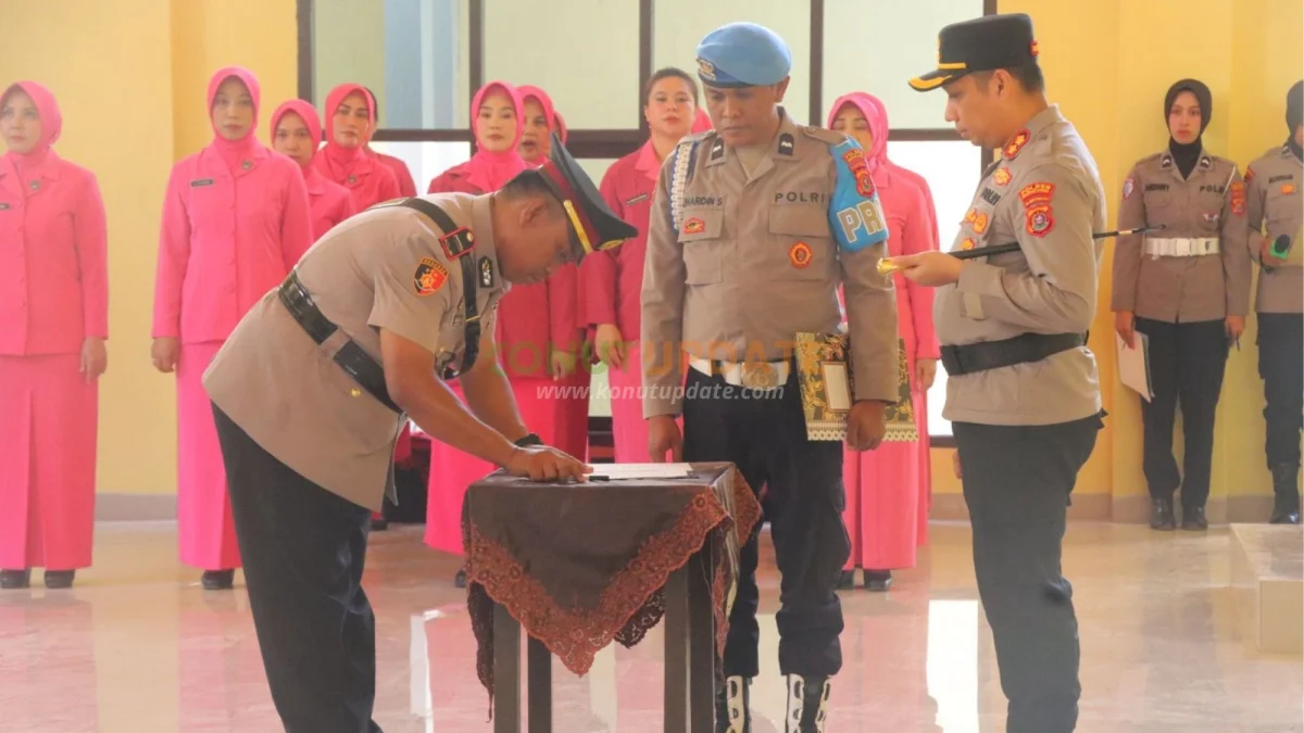 Januar Irfan Resmi Pimpin Polsek Wiwirano, Kapolres Konut Titip Lima Pesan