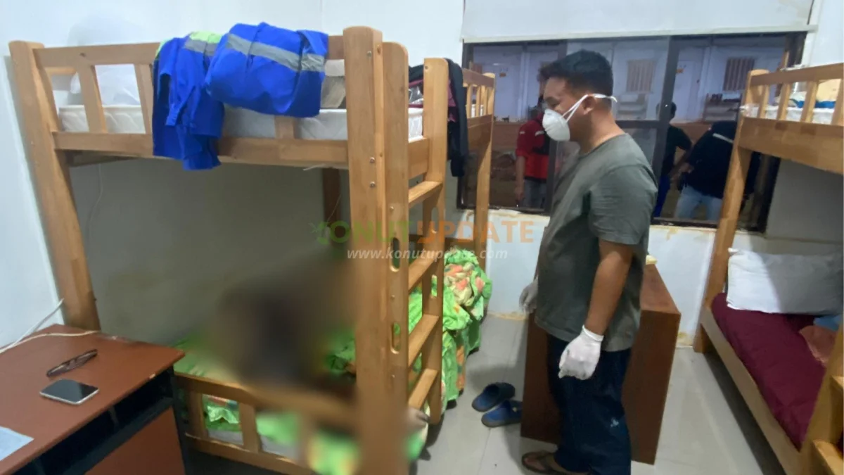 Pria Ditemukan Tewas di Kamar Mes PT KS Langgikima, Diduga Sudah Meninggal Tiga Hari