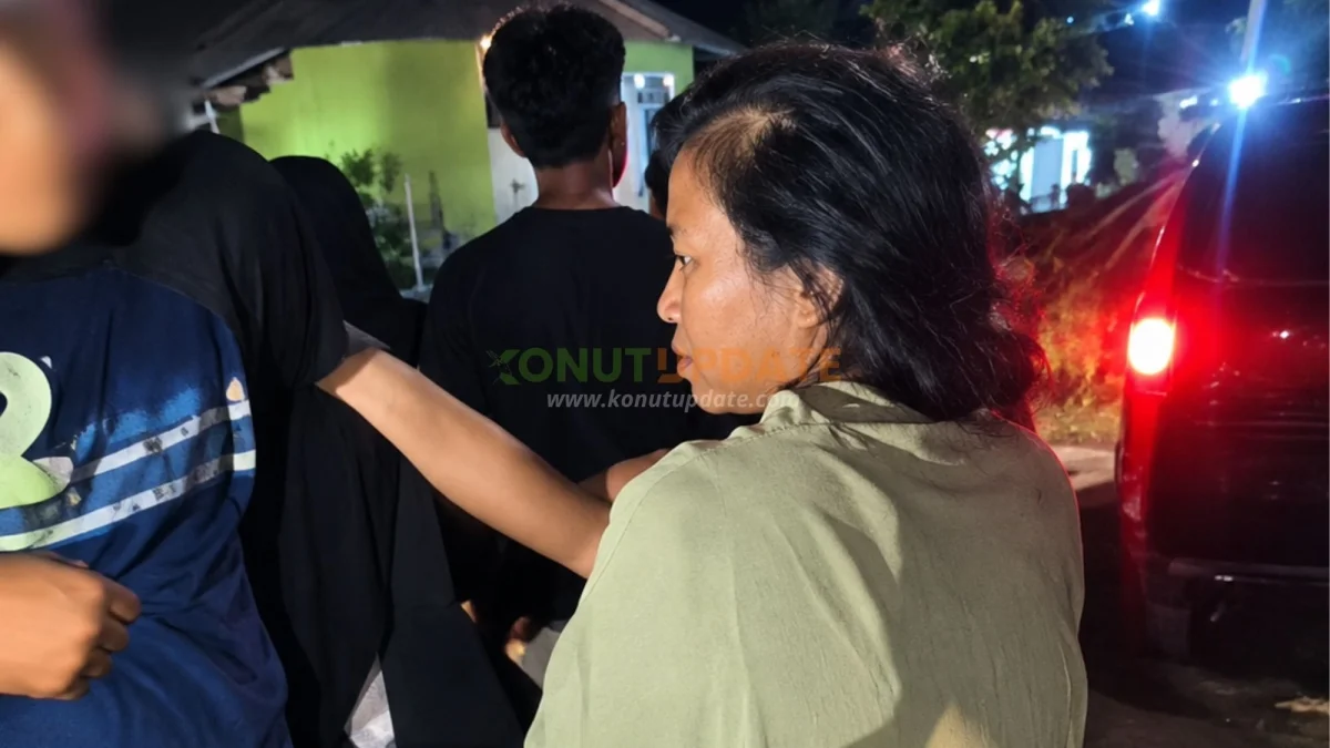Seorang perempuan diamankan warga di Besulutu, Konawe, pada Senin malam (26/10/2026).