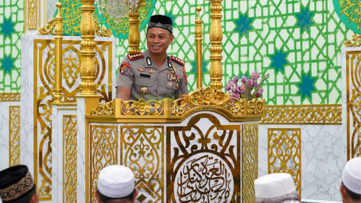 Kapolresta Kendari Temui Jamaah Masjid Baitul Izzah, Bahas Keamanan di Baruga