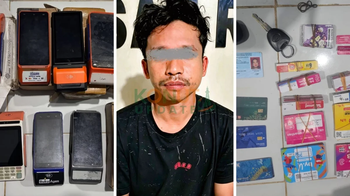 Pria Asal Konut Diduga Bobol 18 BRI Link, Uang Rp173 Juta Dipakai Judi Slot