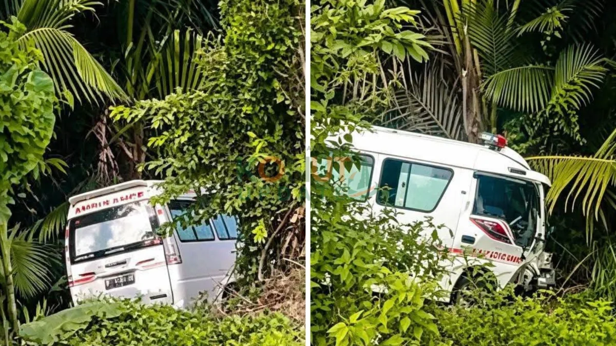 Ambulans Bawa Jenazah Terjun ke Jurang di Lambuya, Diduga Hindari Mobil Avanza