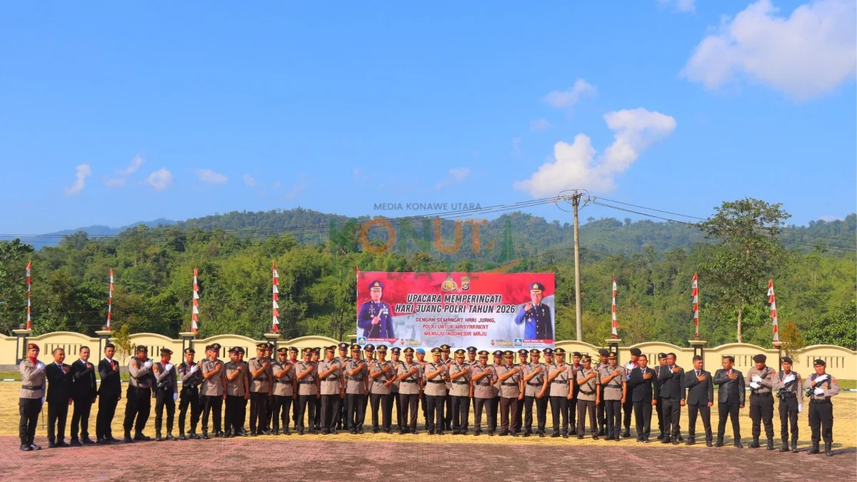 Kapolres Konawe Utara Pimpin Upacara Memperingati Hari Juang Polri Tahun 2026