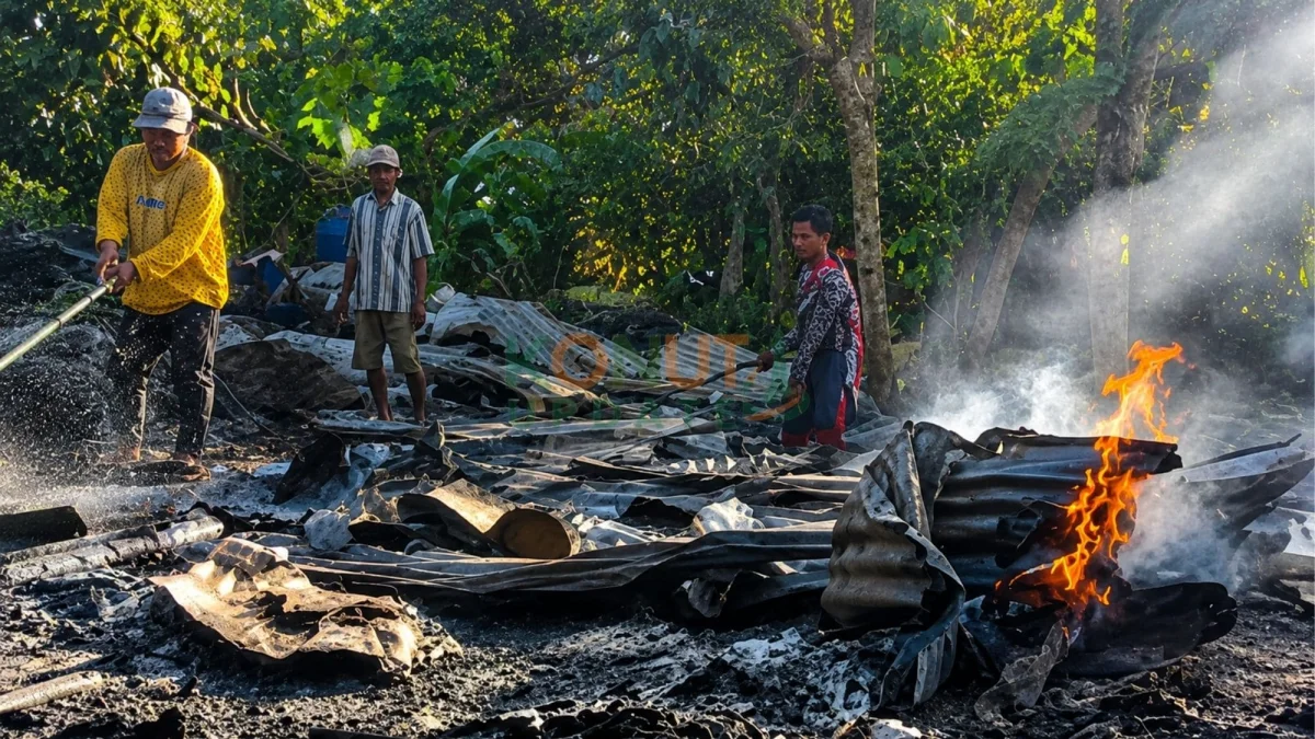 Kebakaran di Bombana, Ibu dan Empat Anaknya Tewas Terjebak dalam Rumah Panggung