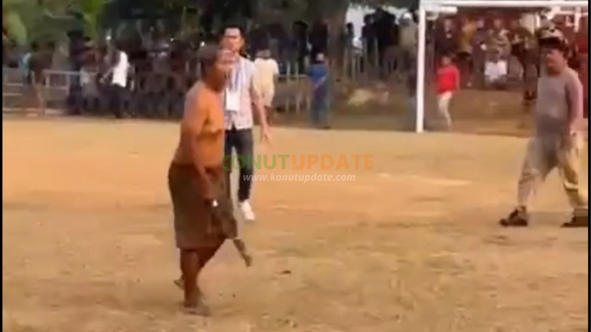 Pria Masuk Lapangan Bawa Parang Saat Laga Sepak Bola di Sampara, Kapolsek Pastikan Situasi Kondusi