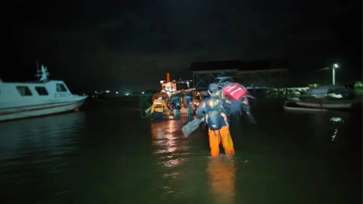 Kapal Barang GT 8 Mati Mesin dan Bocor di Perairan Tanjung Taipa, Dua ABK Dicari Tim SAR