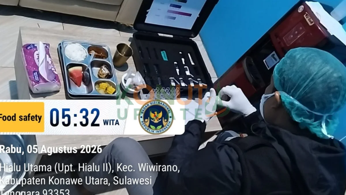 Sidokkes Polres Konut Lakukan Food Safety, Pastikan Makanan Memenuhi Standar Keamanan Dan Layak Konsumsi