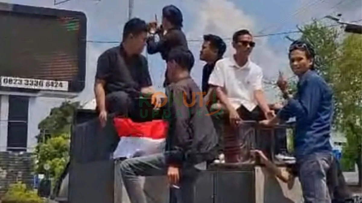 Massa Desak Kejati Sultra Klarifikasi Penghentian Proyek Pagar Rupbasan Konawe