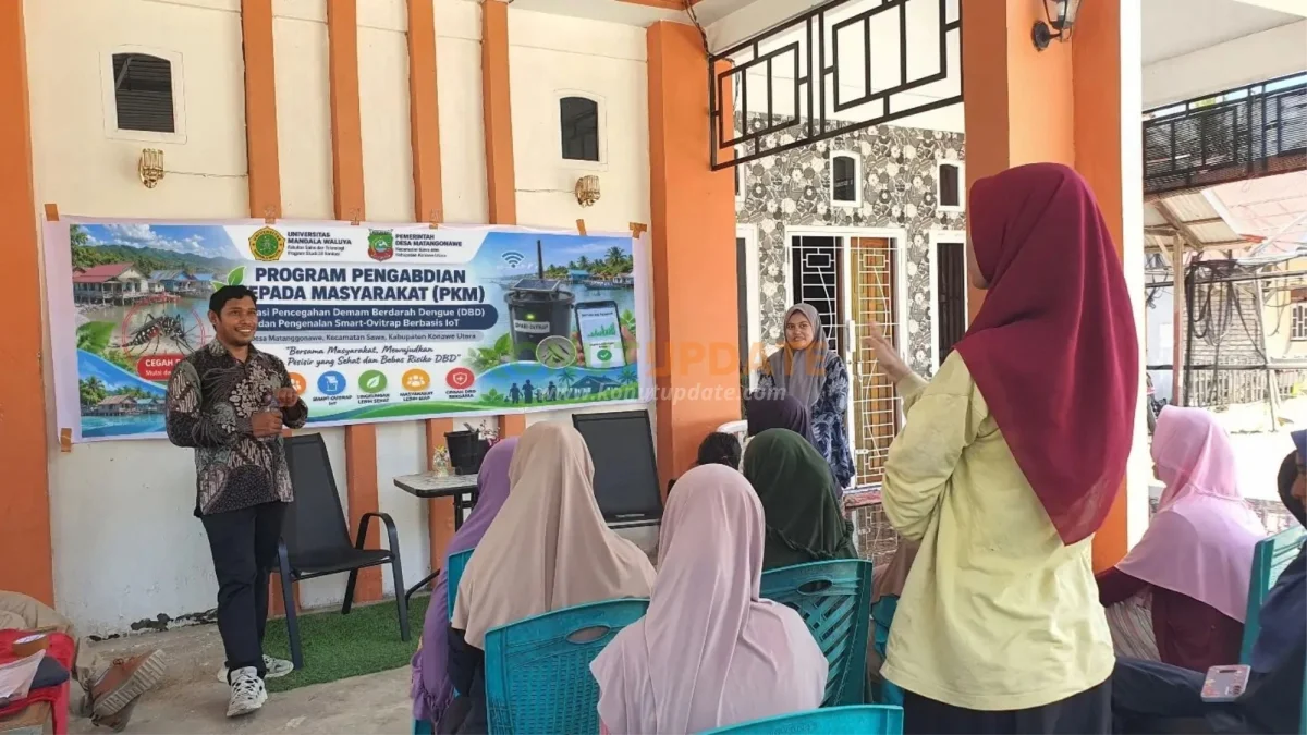 Cegah DBD dan Kelola Sampah, UMW Dorong Desa Matanggonawe Jadi Lingkungan Sehat Berbasis Teknologi