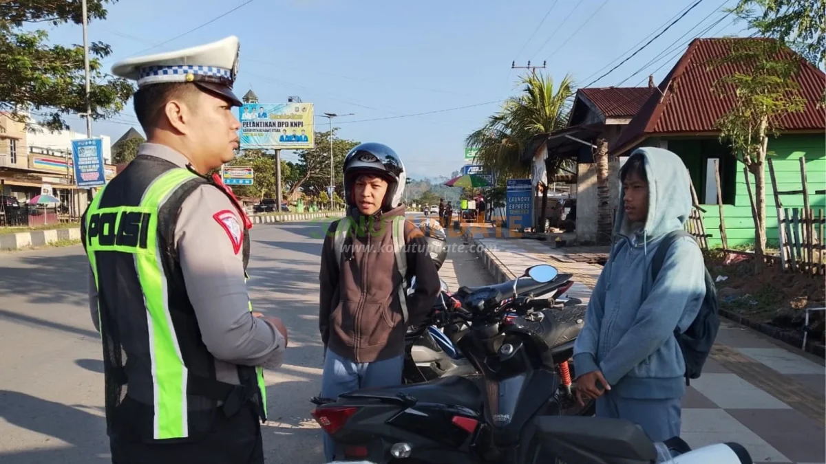 Satlantas Polres Konut Gelar Personel Sejumlah Titik Rawan Jadi Sasaran Gatur Pagi Optimalkan Kamseltibcar