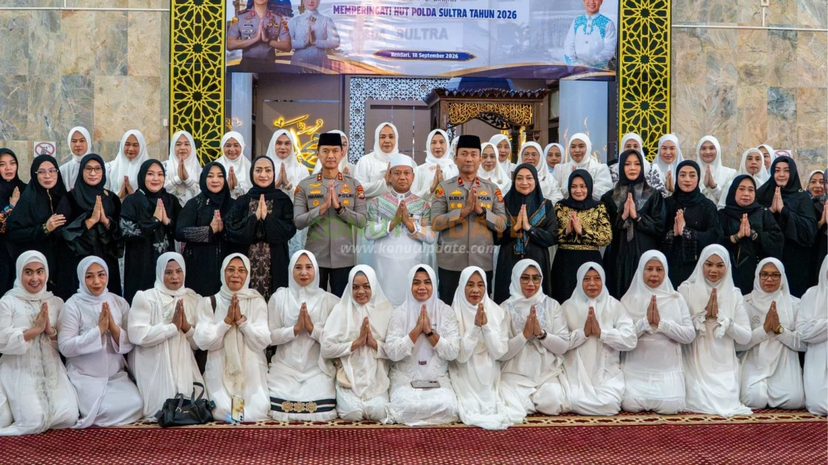 Hari Jadi ke-30, Doa Bersama dan Tausiah Ustaz Das’ad Latif Warnai Peringatan Polda Sultra