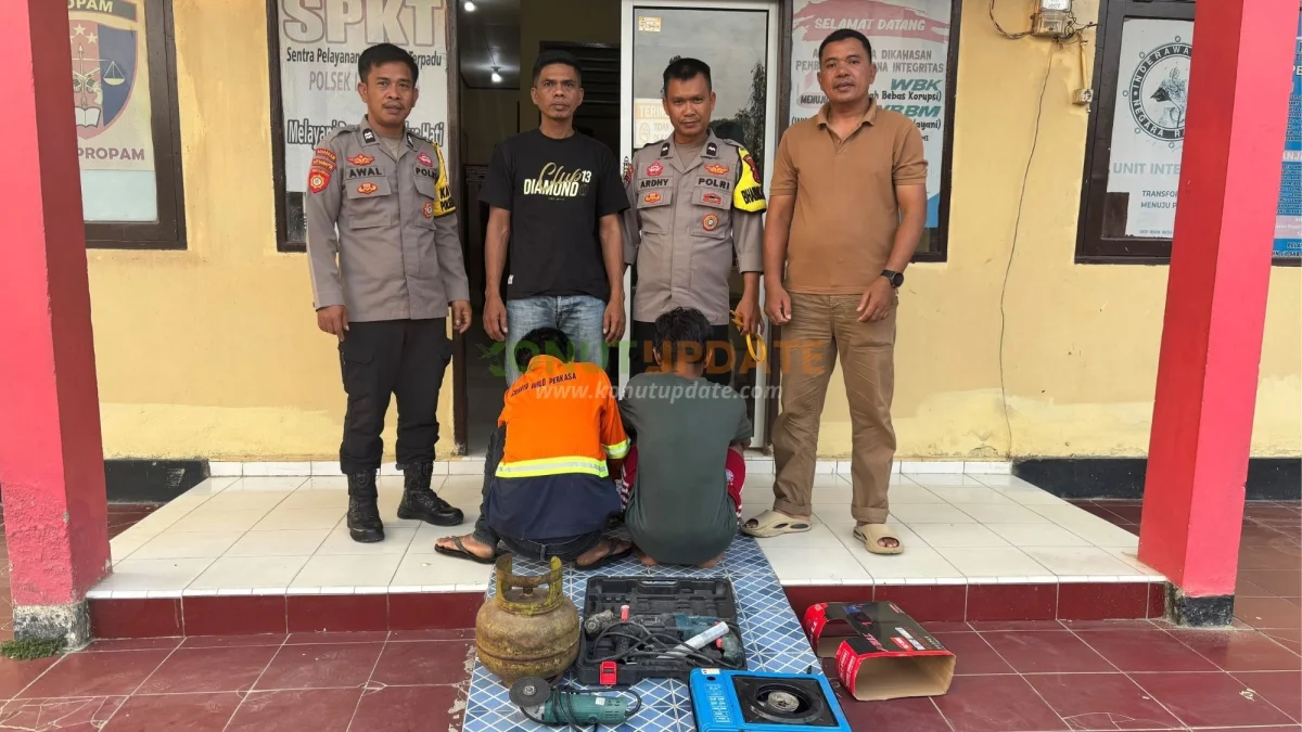 Kurang dari 24 Jam, Dua Buruh Harian Lepas Diamankan Polsek Lambandia Terkait Dugaan Pencurian