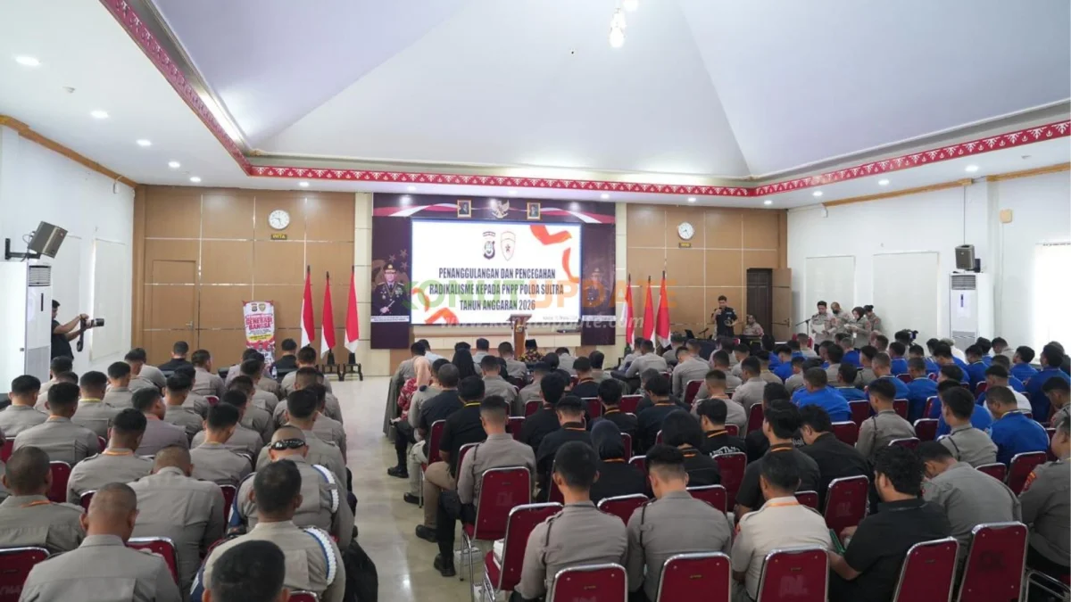 250 Personel Polda Sultra Ikuti Pembekalan Pencegahan Radikalisme