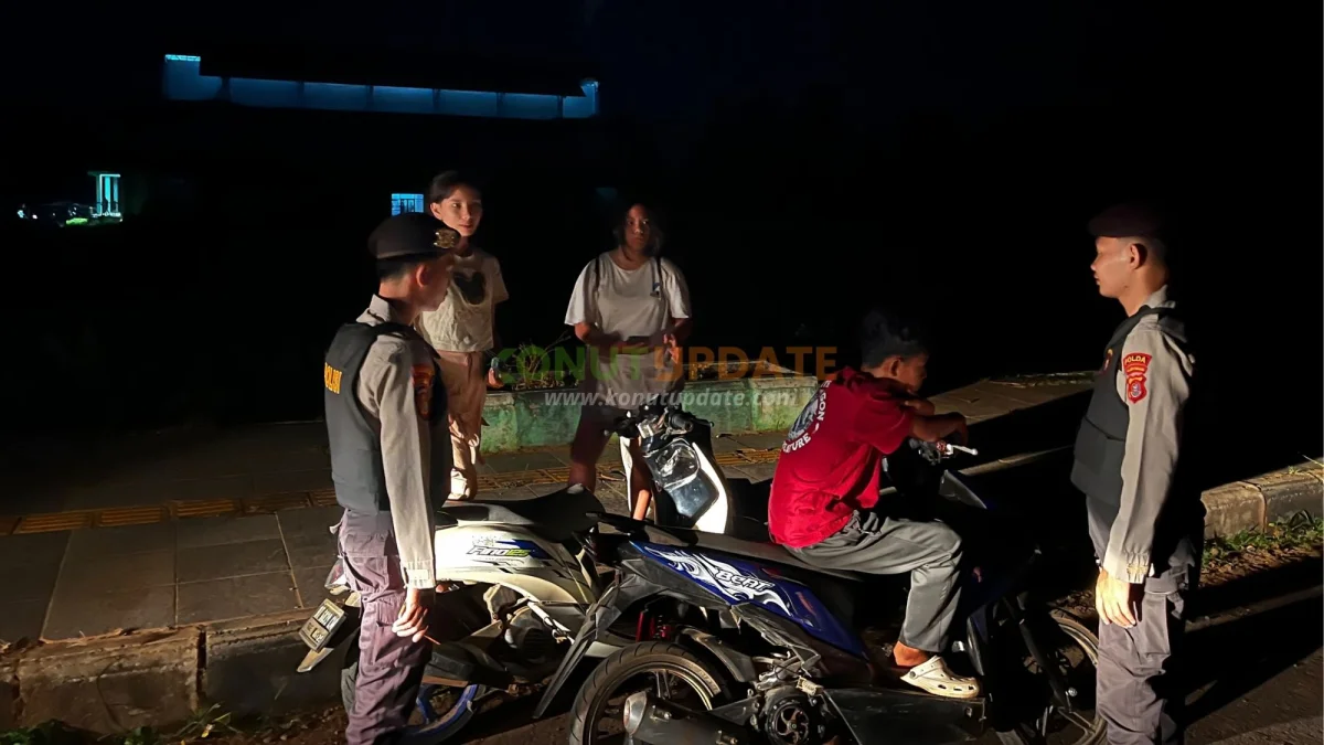 Patroli Malam Polres Konut Sasar Sejumlah Titik, Jaga Situasi Tetap Kondusif