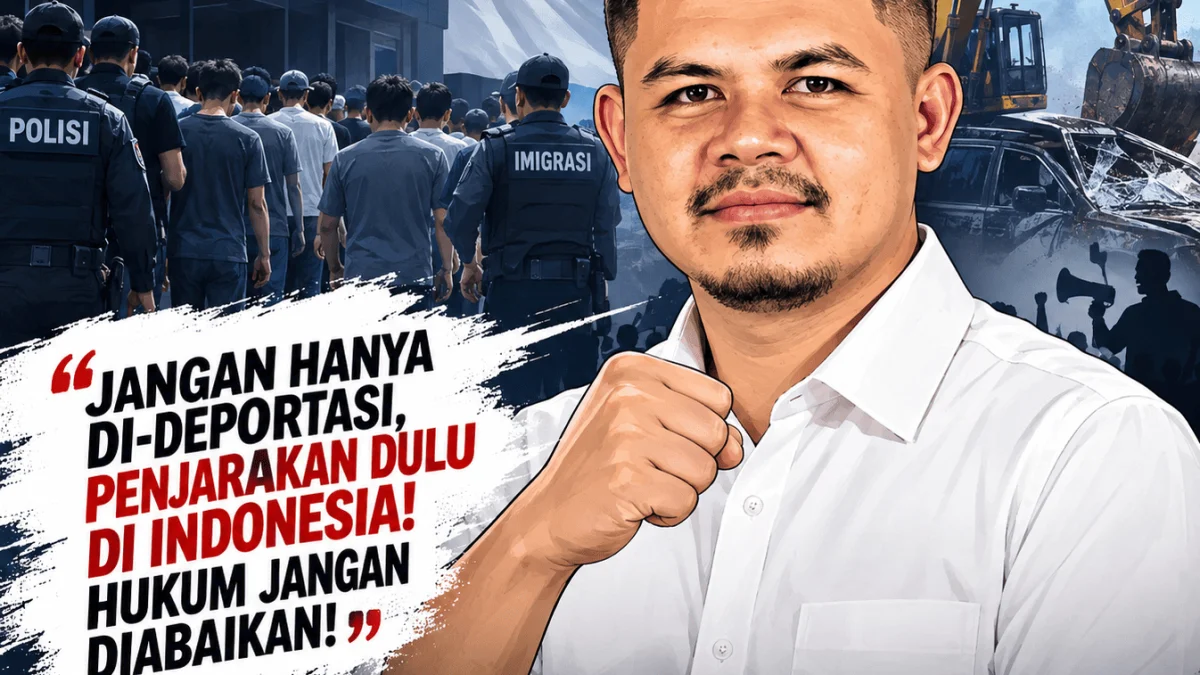 Tokoh Pemuda Wilalang Desak 72 WNA Diproses Hukum Sebelum Deportasi