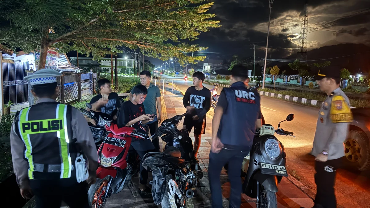 Patroli Presisi Malam Minggu Terus Digalakkan Polres Konawe Utara, Wujudkan Kamtibmas Kondusif di Bumi Oheo
