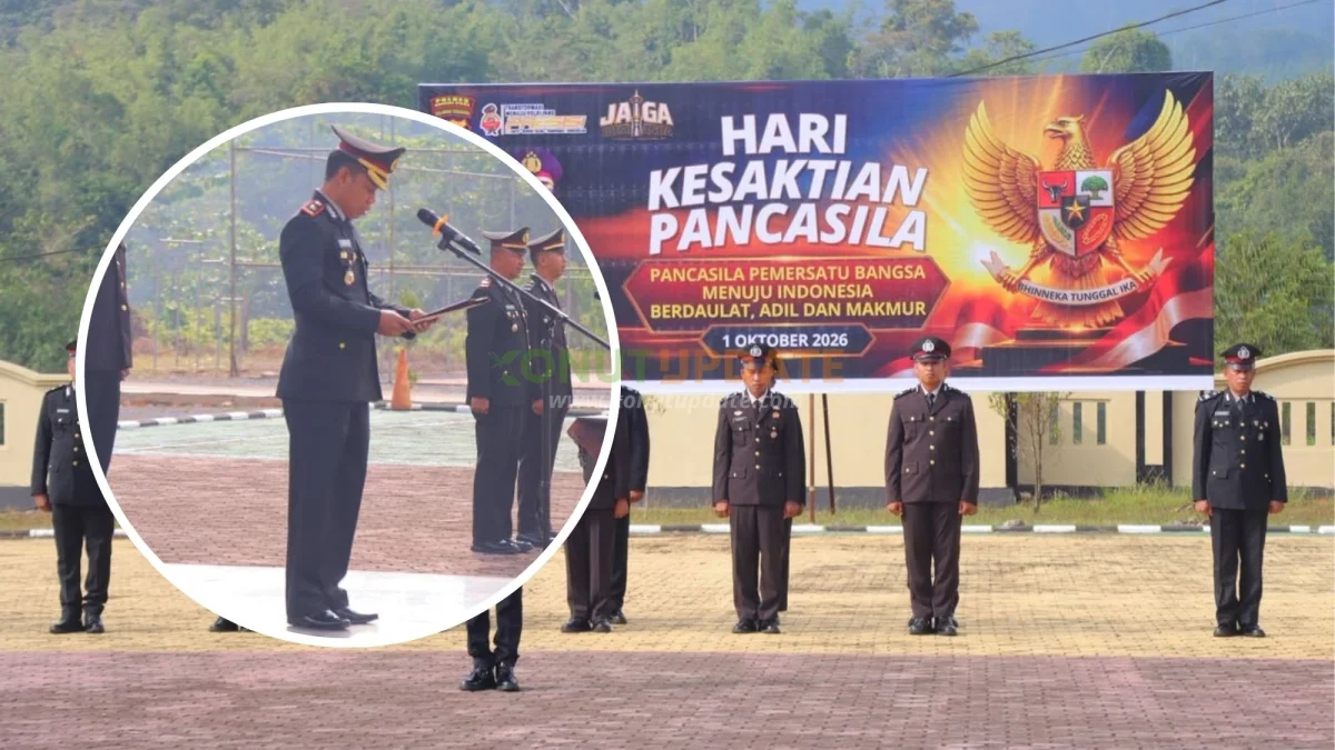 Wakapolres Konawe Utara Pimpin Upacara Peringatan Hari Kesaktian Pancasila 2026