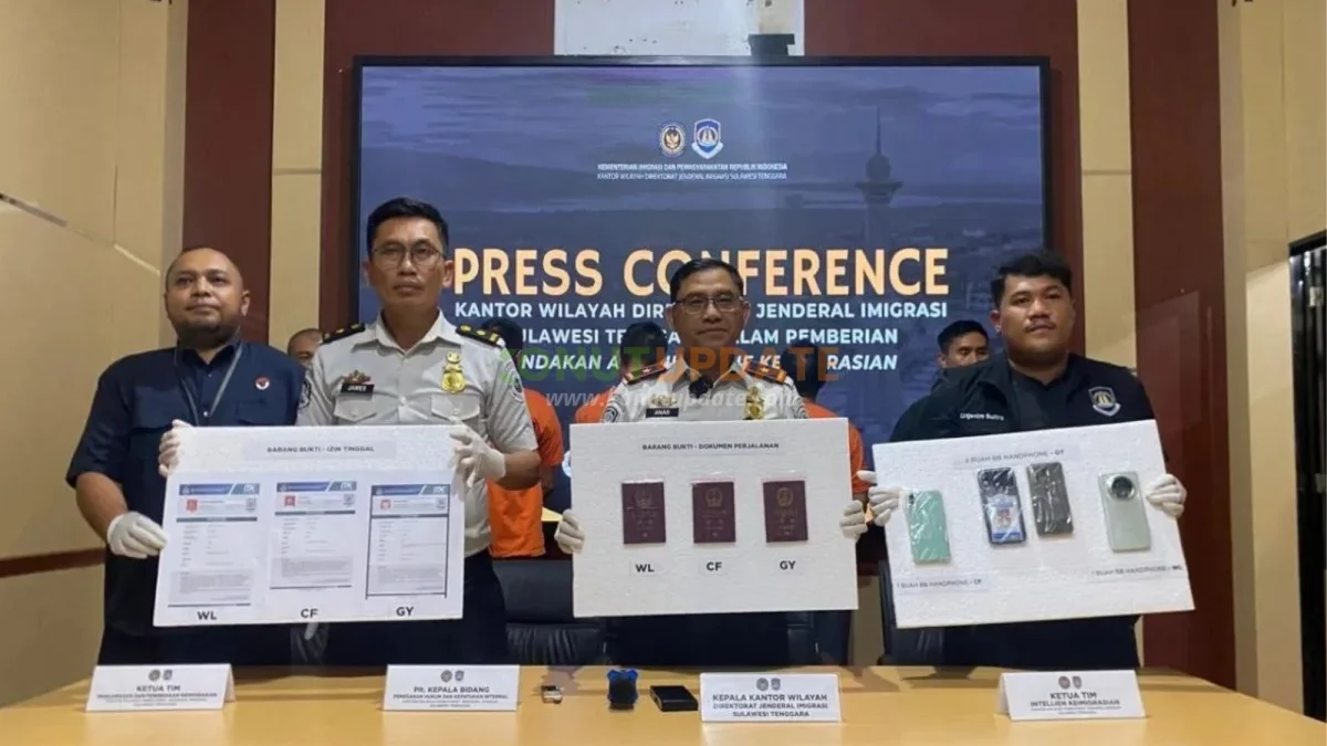 Ada Ketidaksesuaian Aktivitas, Tiga WNA China di Konut Akhirnya Dideportasi
